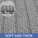 Chenille Bath Mat with Non Slip Backing - Image 2
