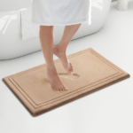 Quick Drying Memory Foam Bath Mat, Linen
